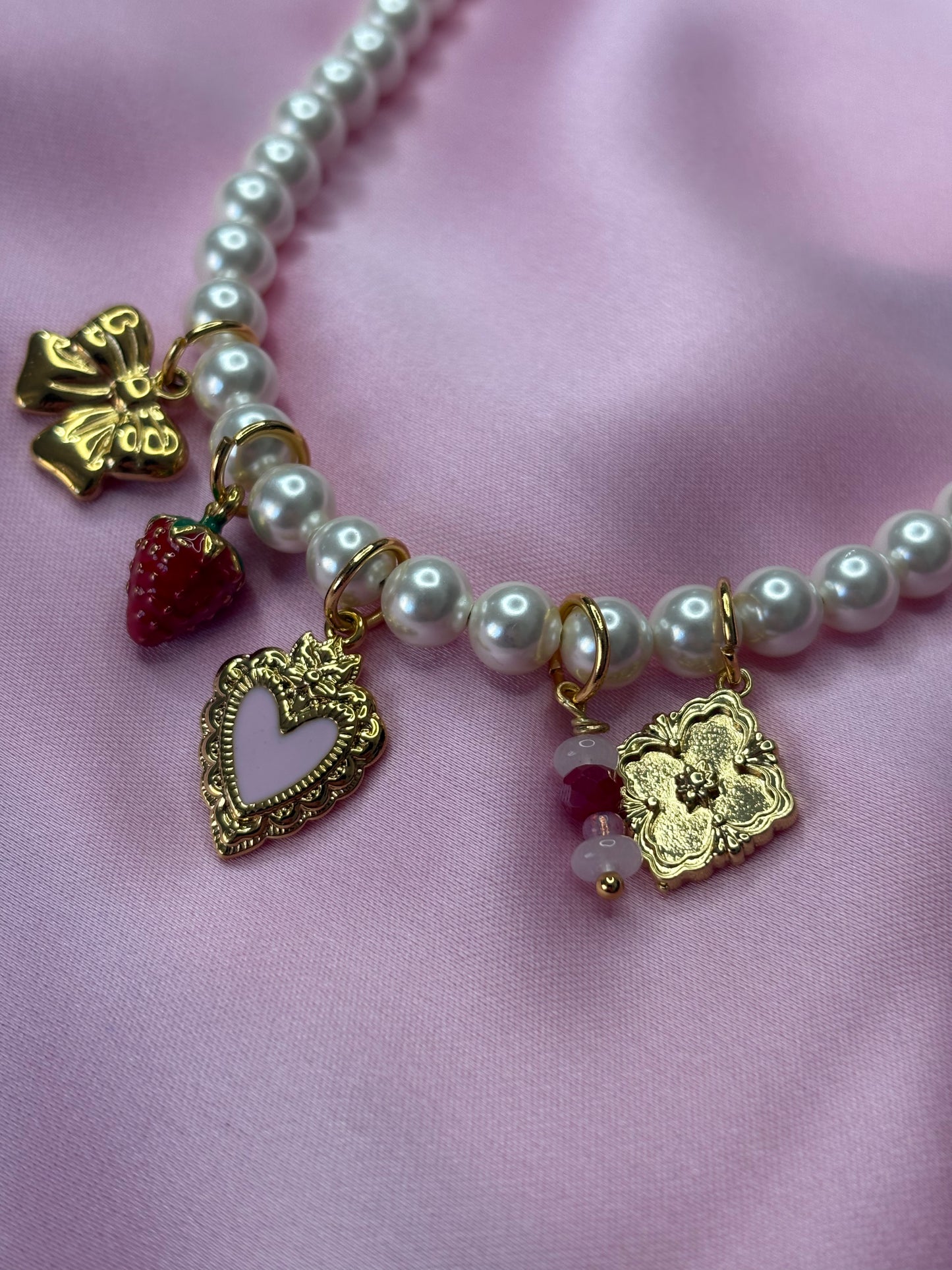 MixPearl cuore rosa