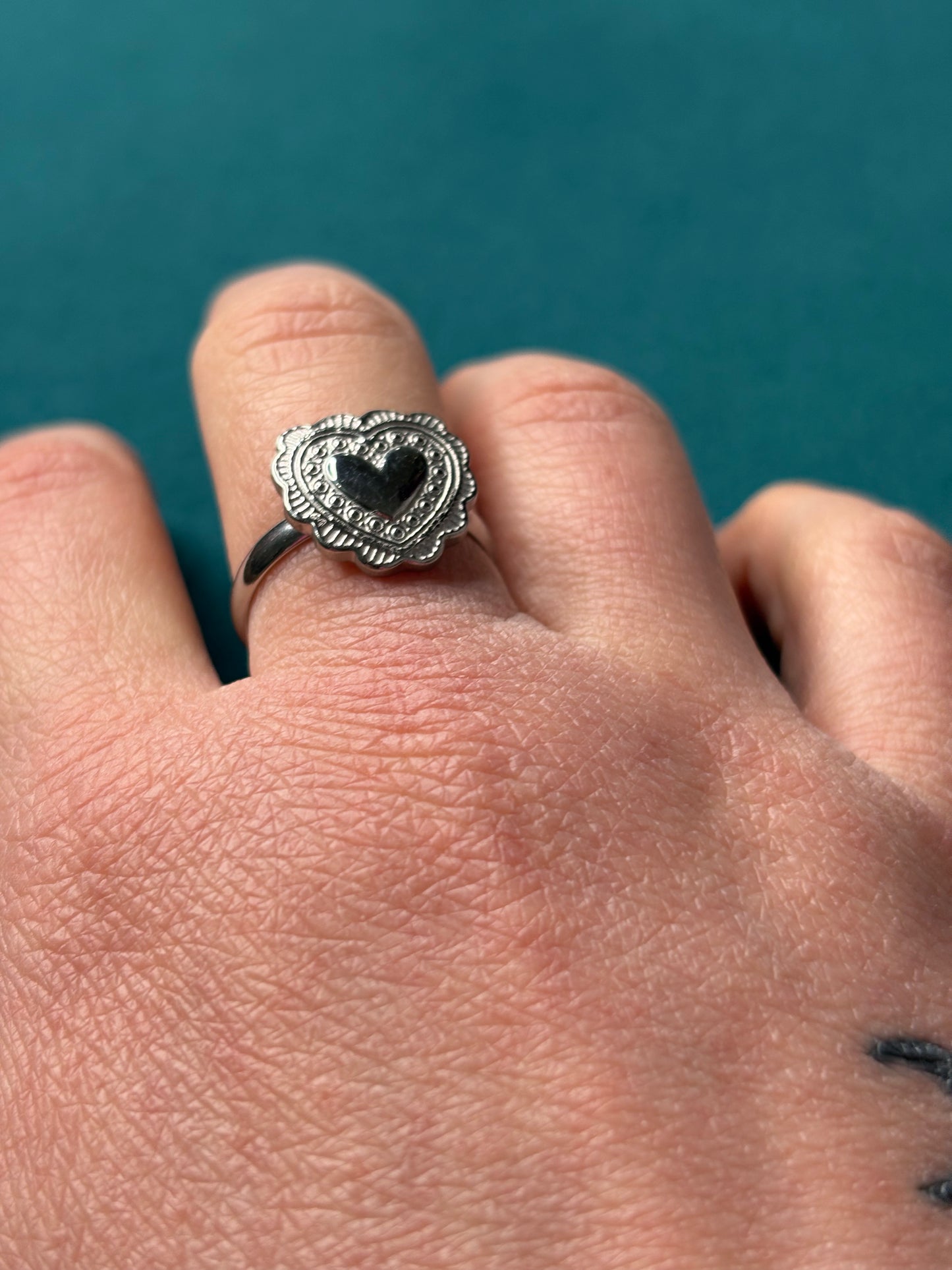 Cuore romantico Silver