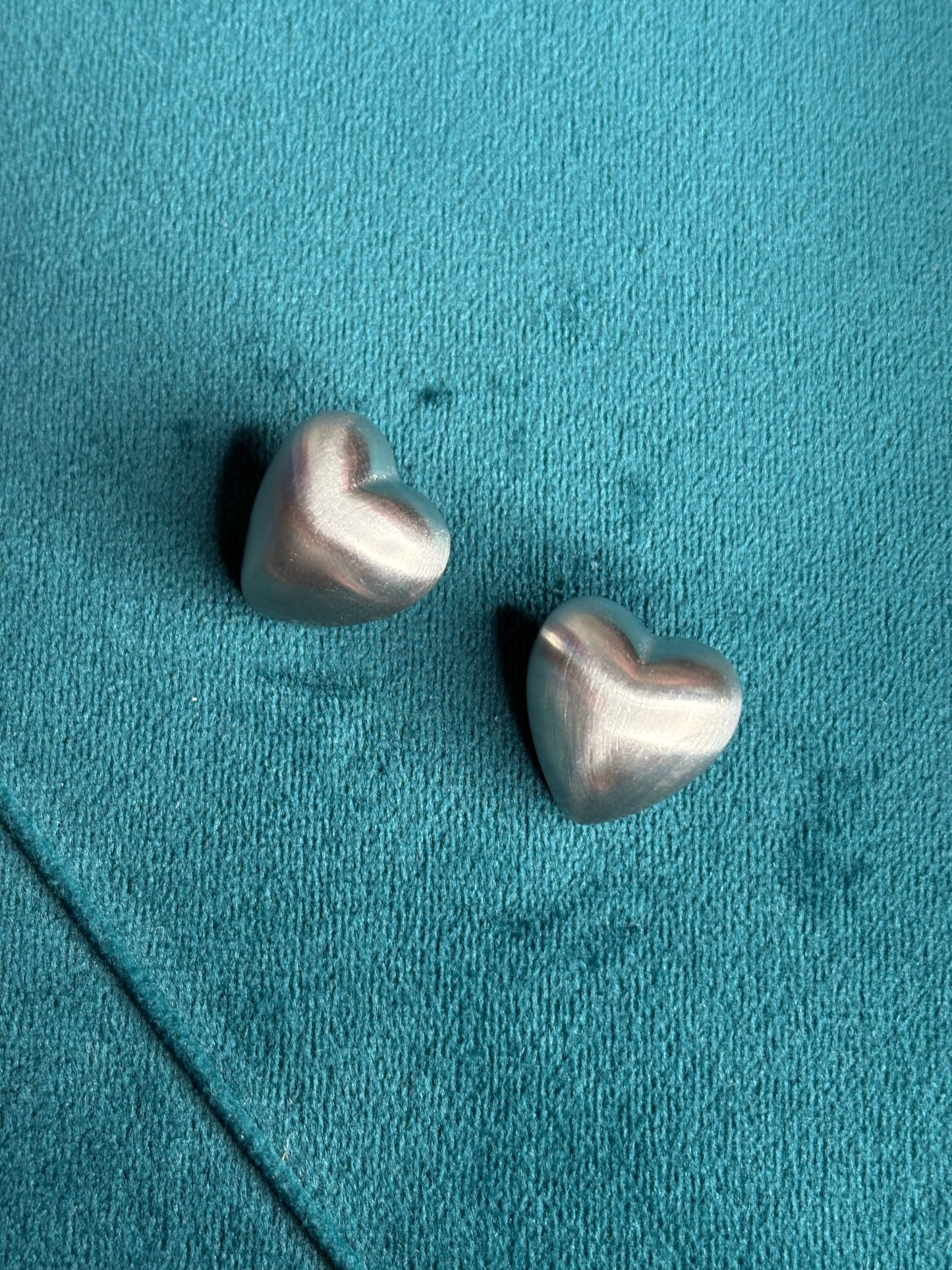 Cuore bombato silver