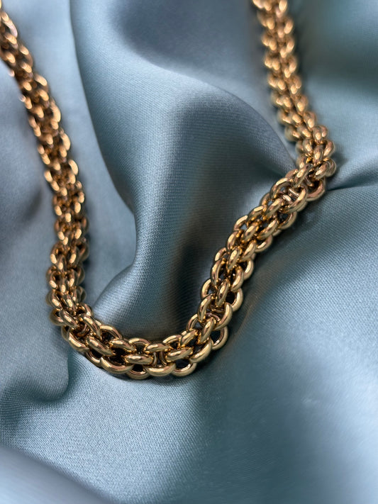 Girocollo intreccio gold