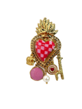 Mono cuore sacro rosso rosa