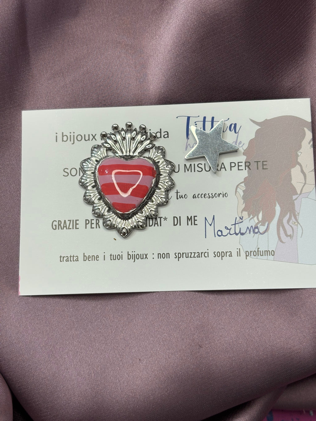 Cuore sacro rosso•rosa