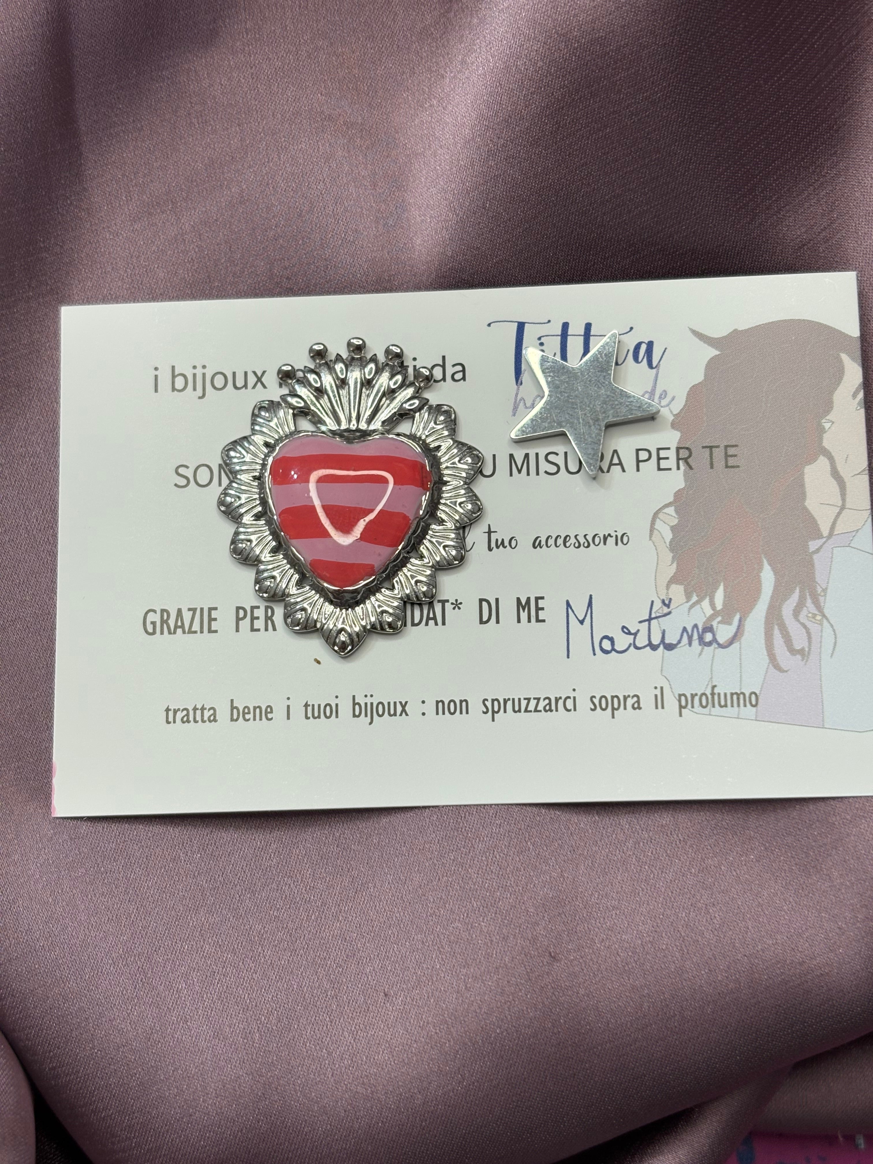 Cuore sacro rosso•rosa