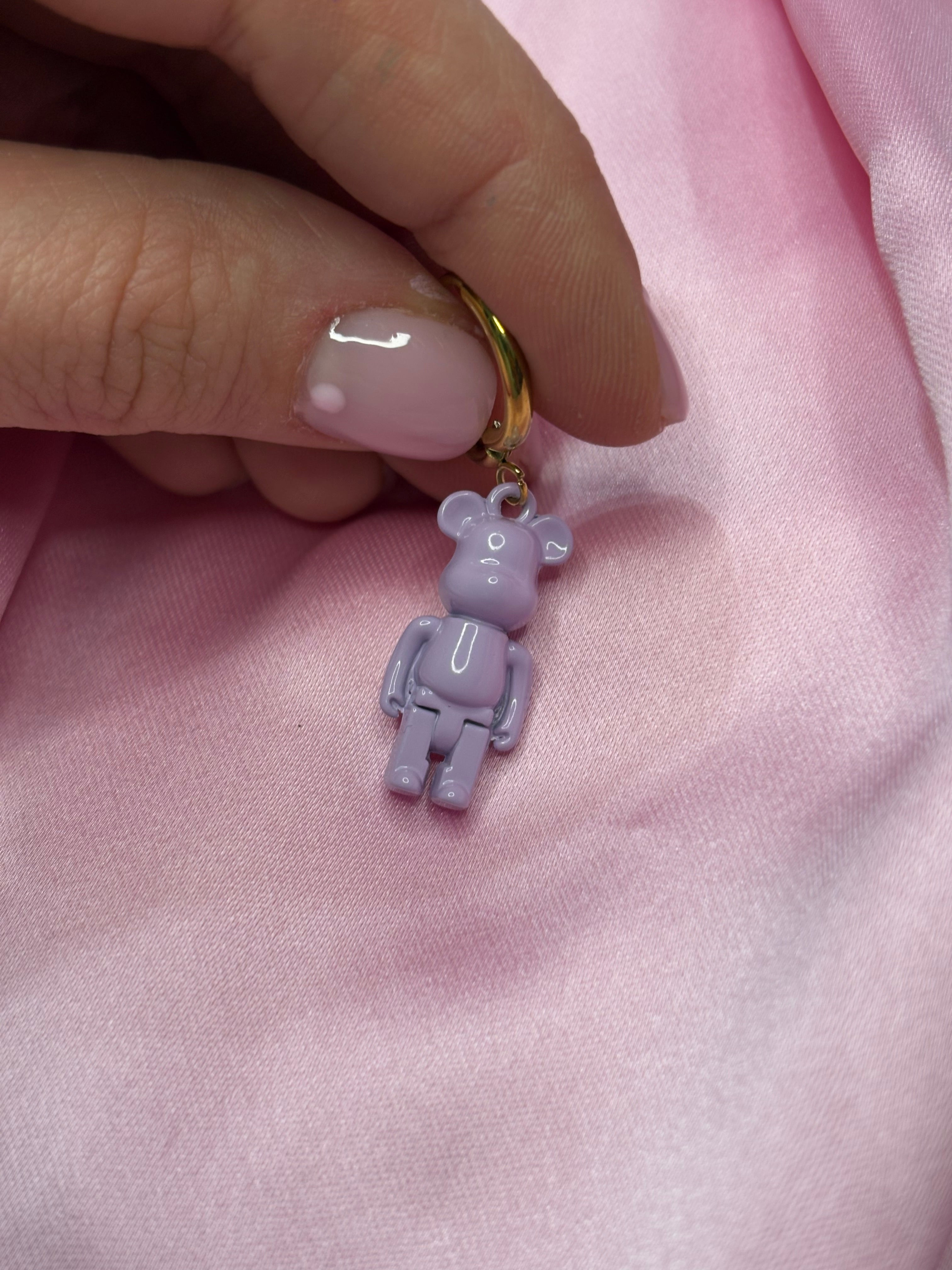 Mono cerchietto roboto lilla