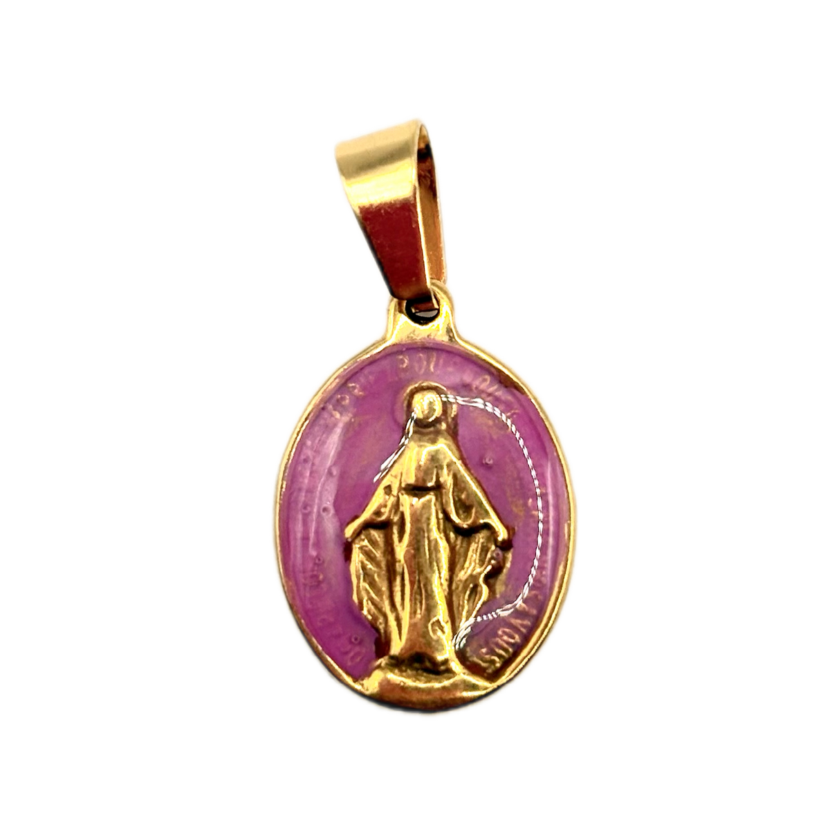 Charm madonnina rosa