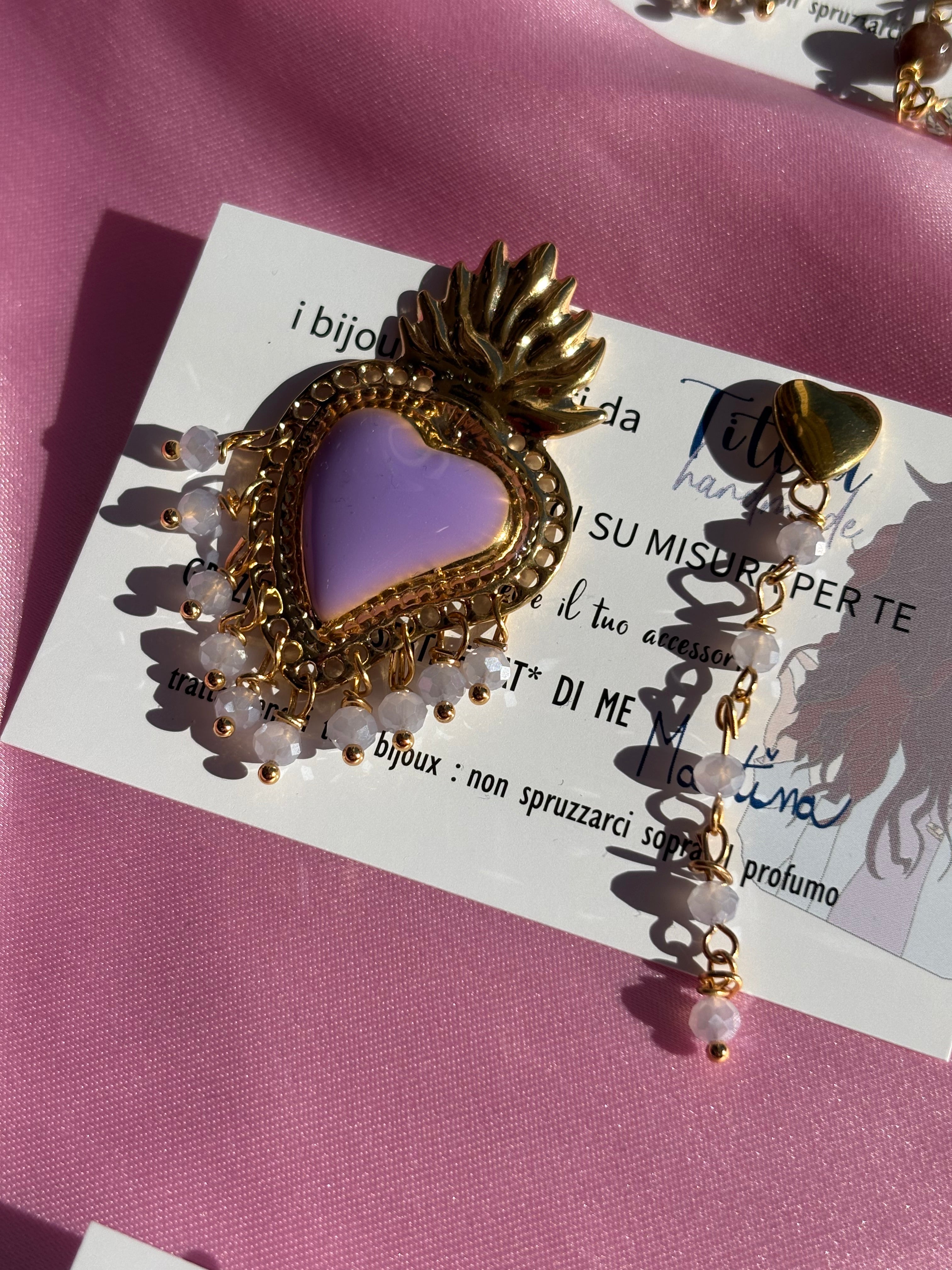 Cuore sacro Kate lilla