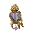 Mono cuore sacro lilla burro