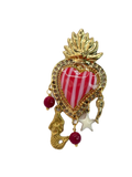 Mono cuore sacro rosa rosso