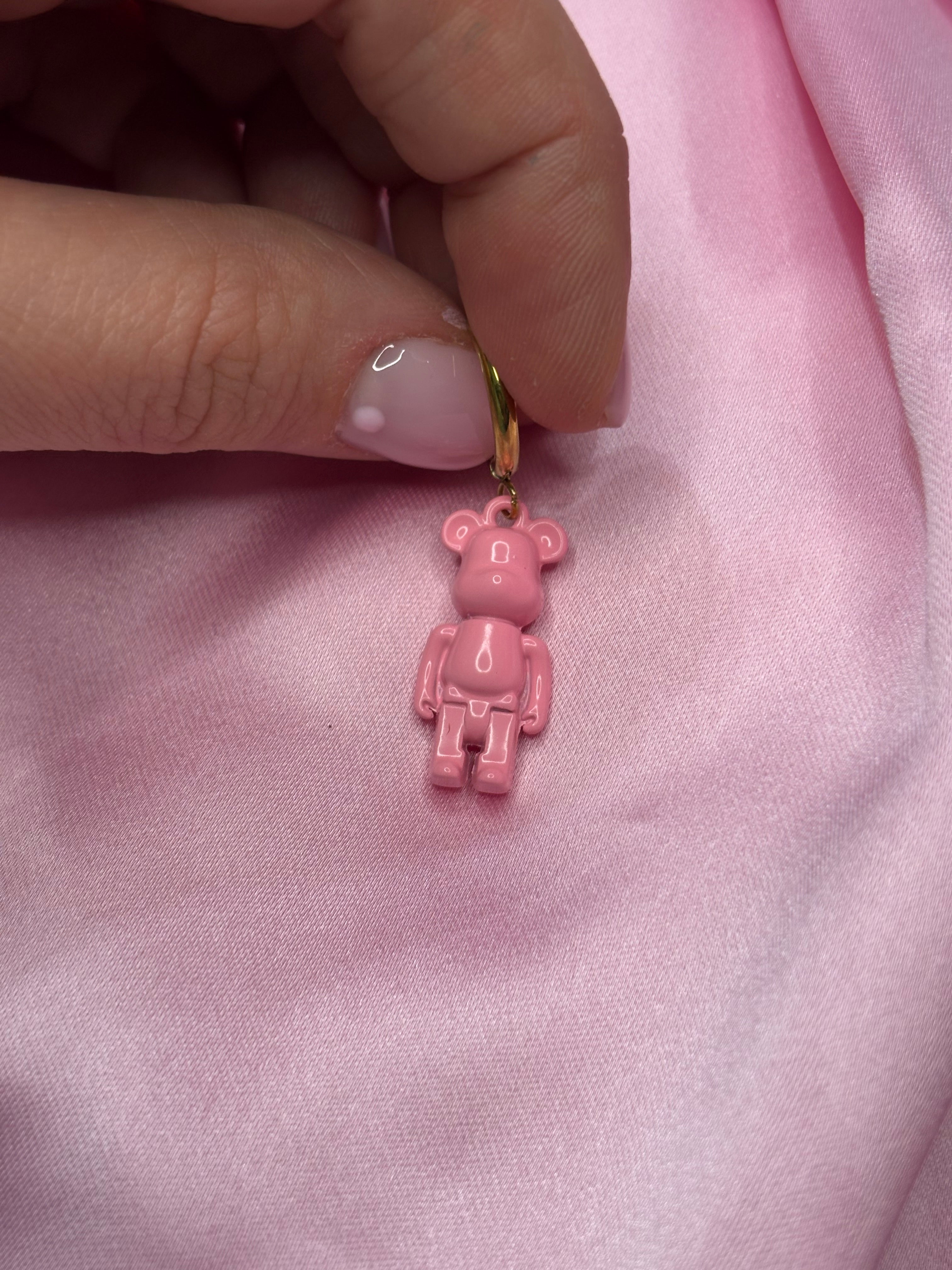 Mono cerchietto roboto rosa