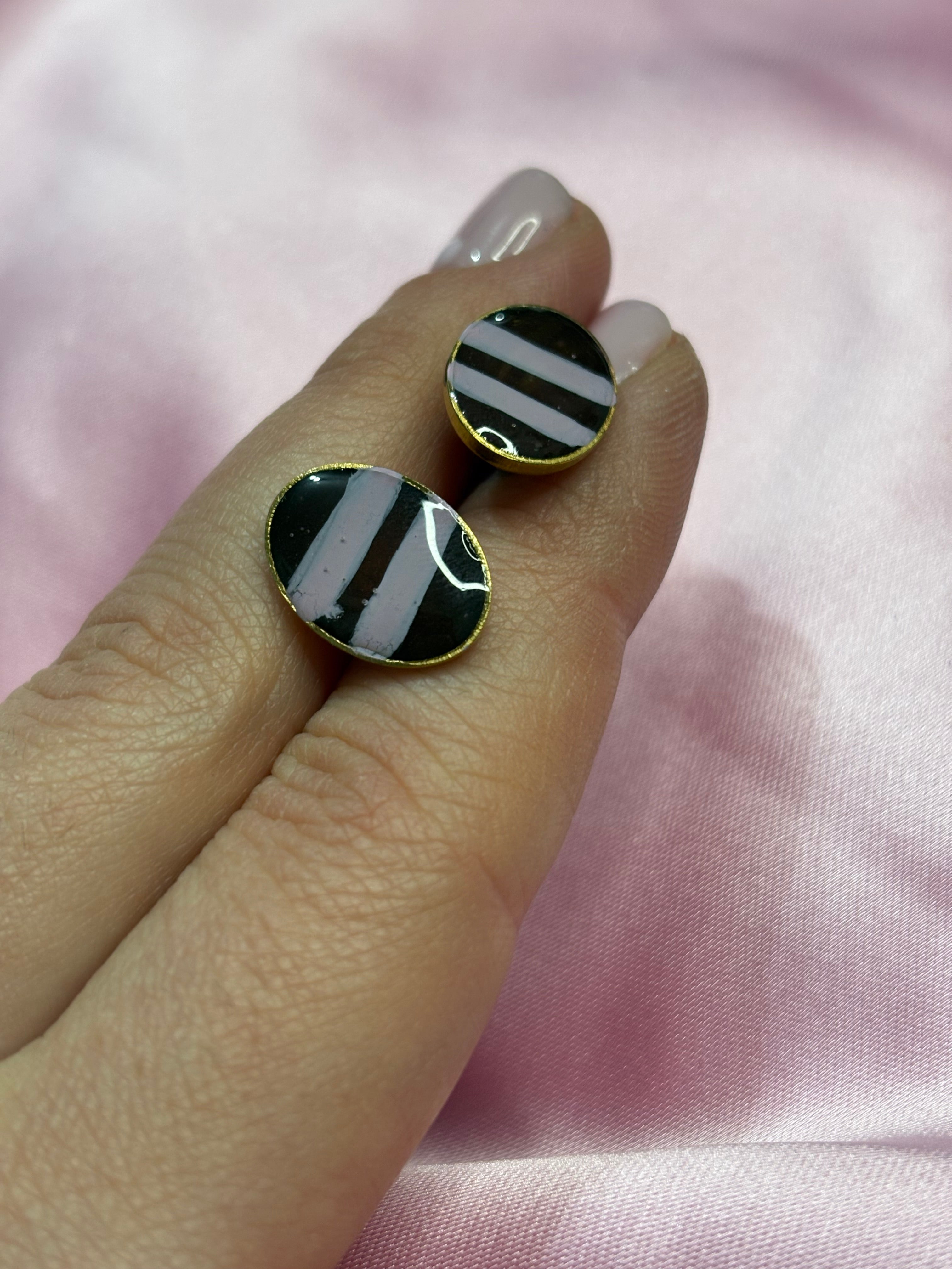 Bottoncini bordeaux rosa 2