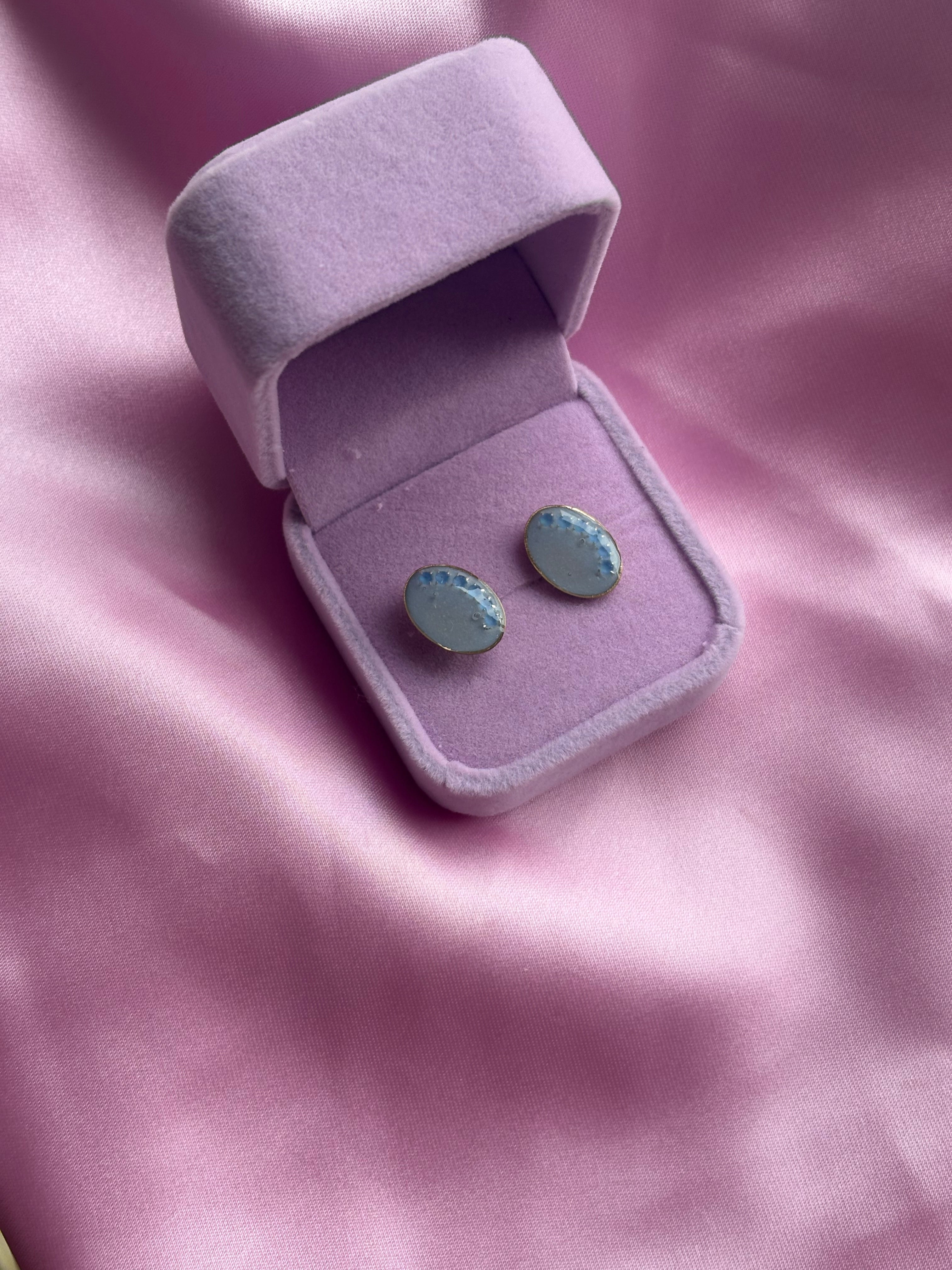 Bottoncini strass celeste