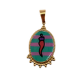 Medaglietta pepe acqua fucsia