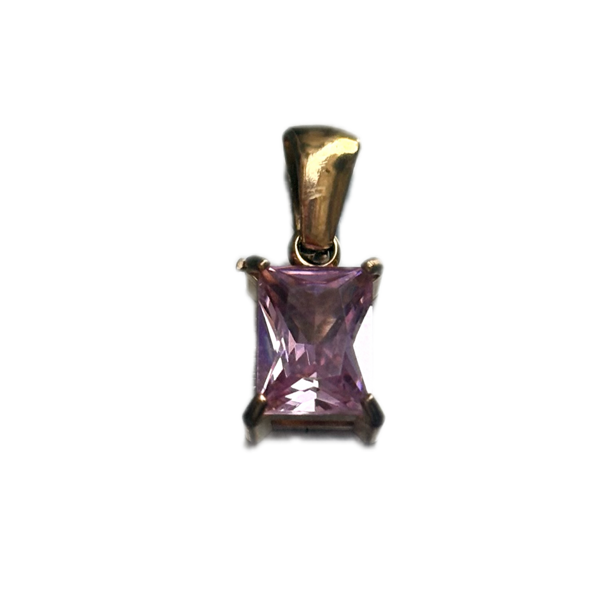 Charm punto luce rosa