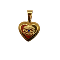 Charm cuore occhio