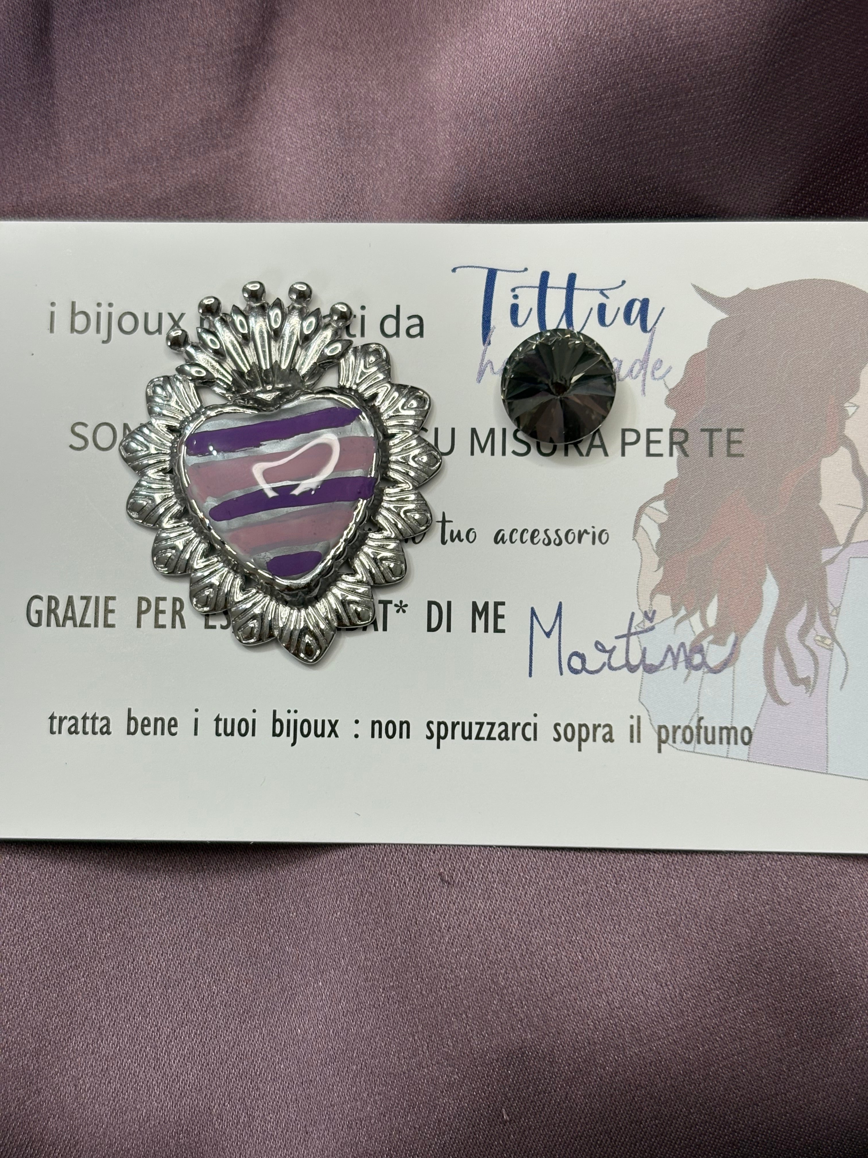 Cuore sacro lilla•rosa•arg