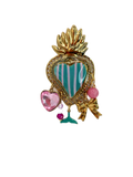 Mono cuore sacro acqua rosa