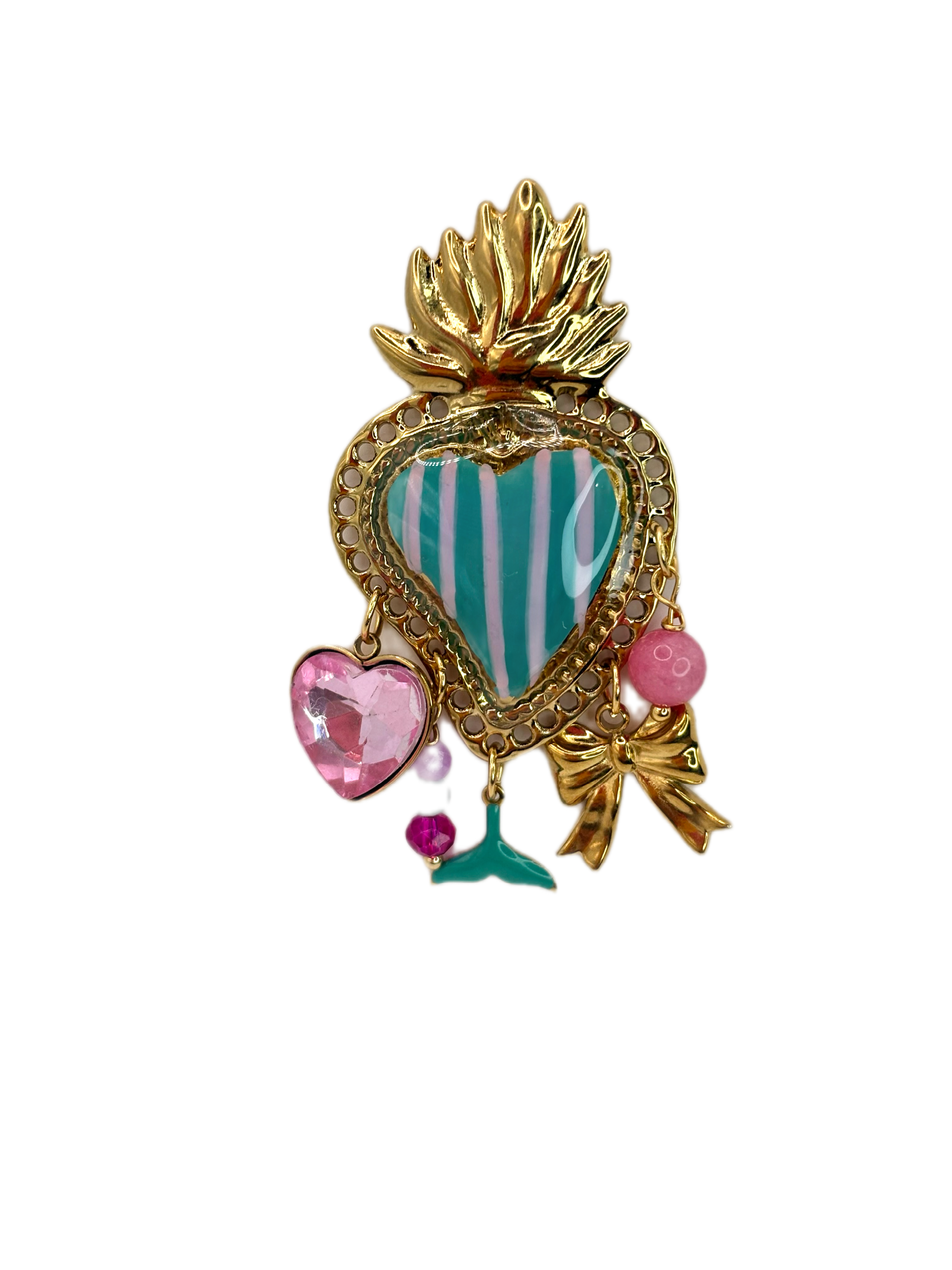 Mono cuore sacro acqua rosa