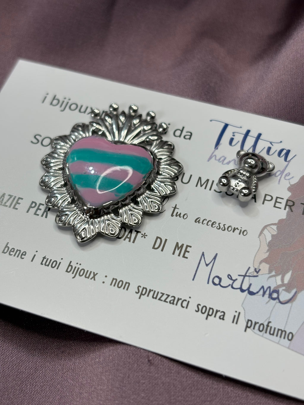 Cuore sacro rosa•acqua