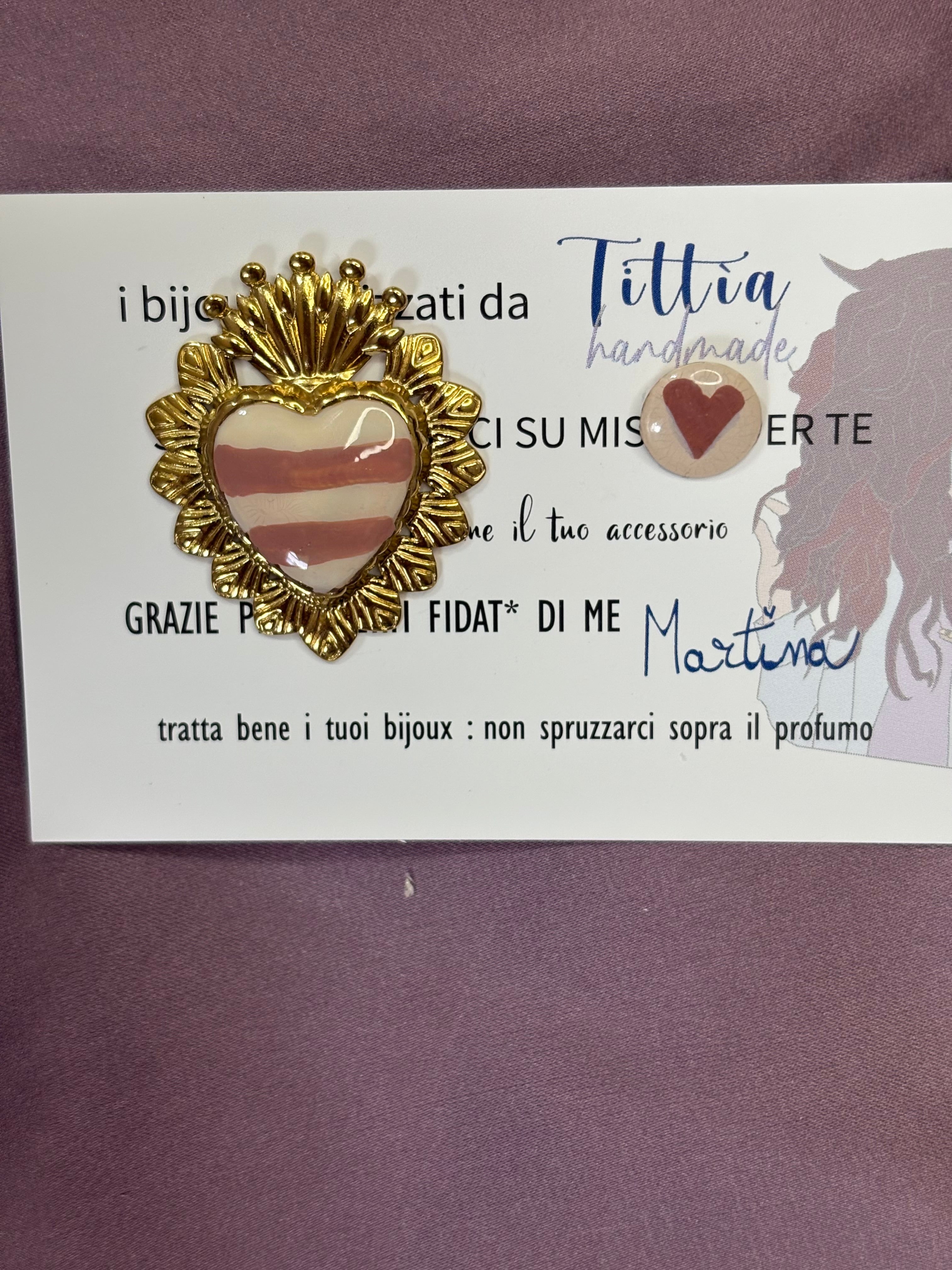 Cuore sacro marrone 3