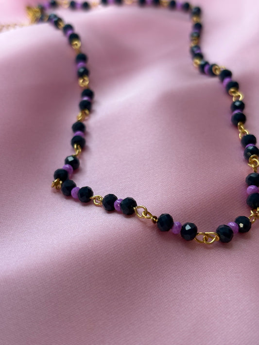 Girocollo micro blu notte
