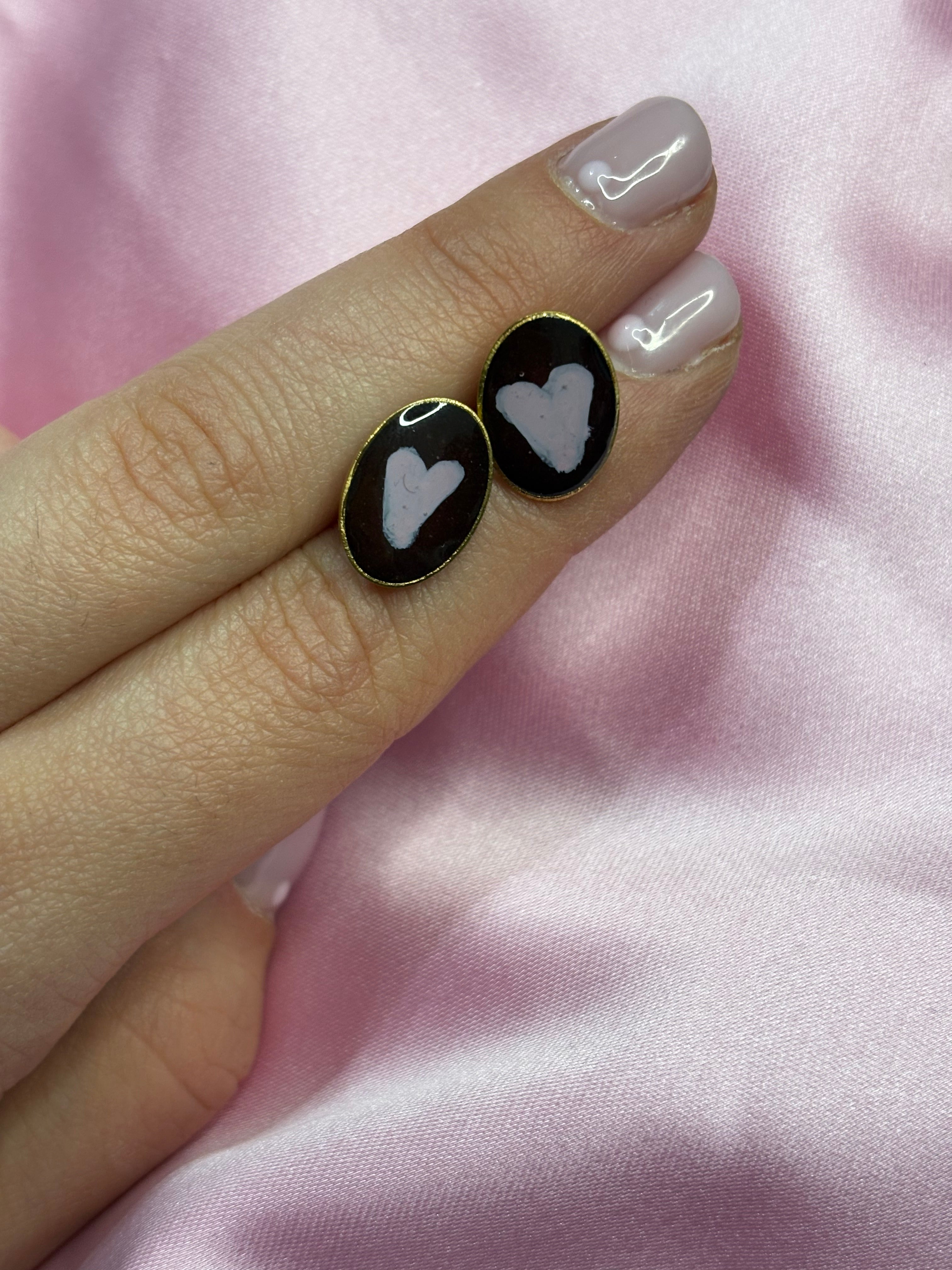 Bottoncini bordeaux rosa