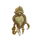 Mono cuore sacro beige