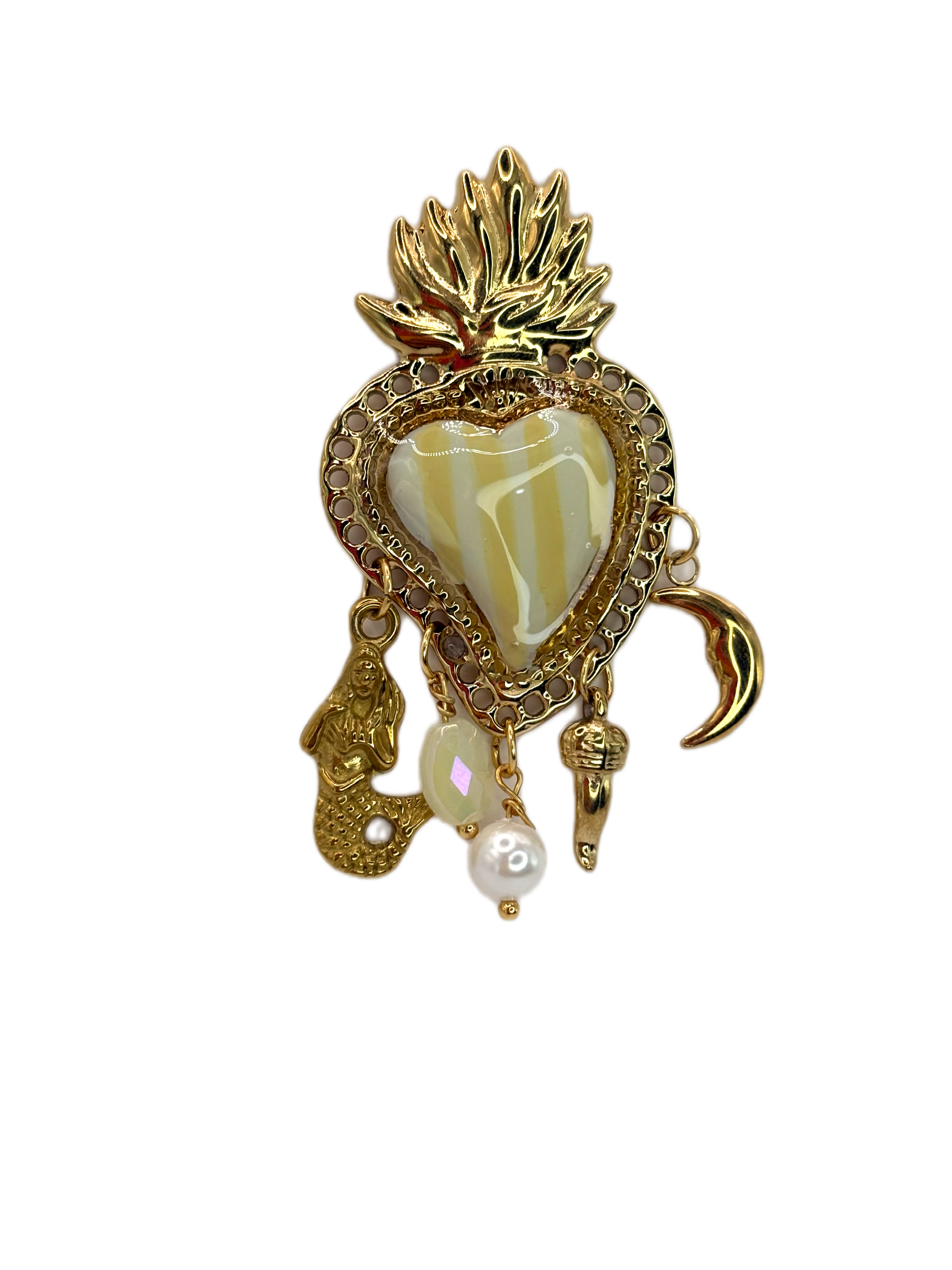 Mono cuore sacro beige