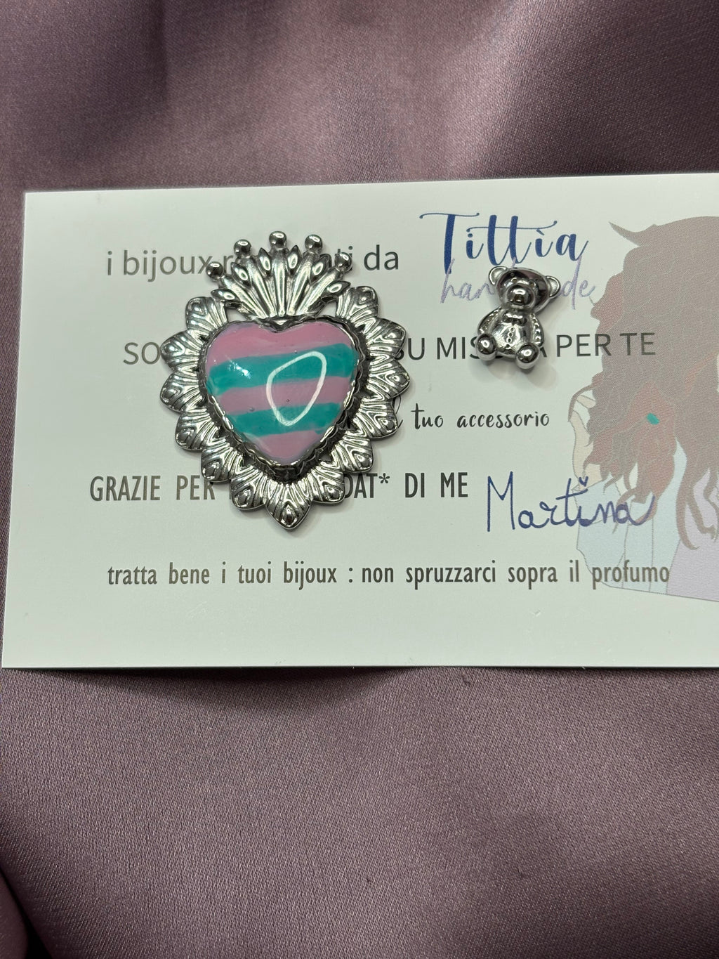 Cuore sacro rosa•acqua