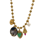 Collana carica 101 cuore verde