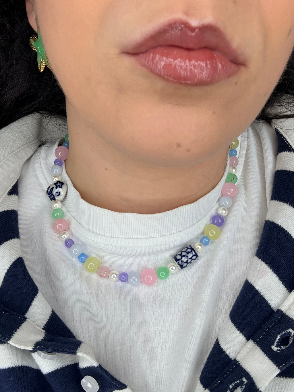Girocollo multicolore