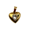 Charm cuore brillante