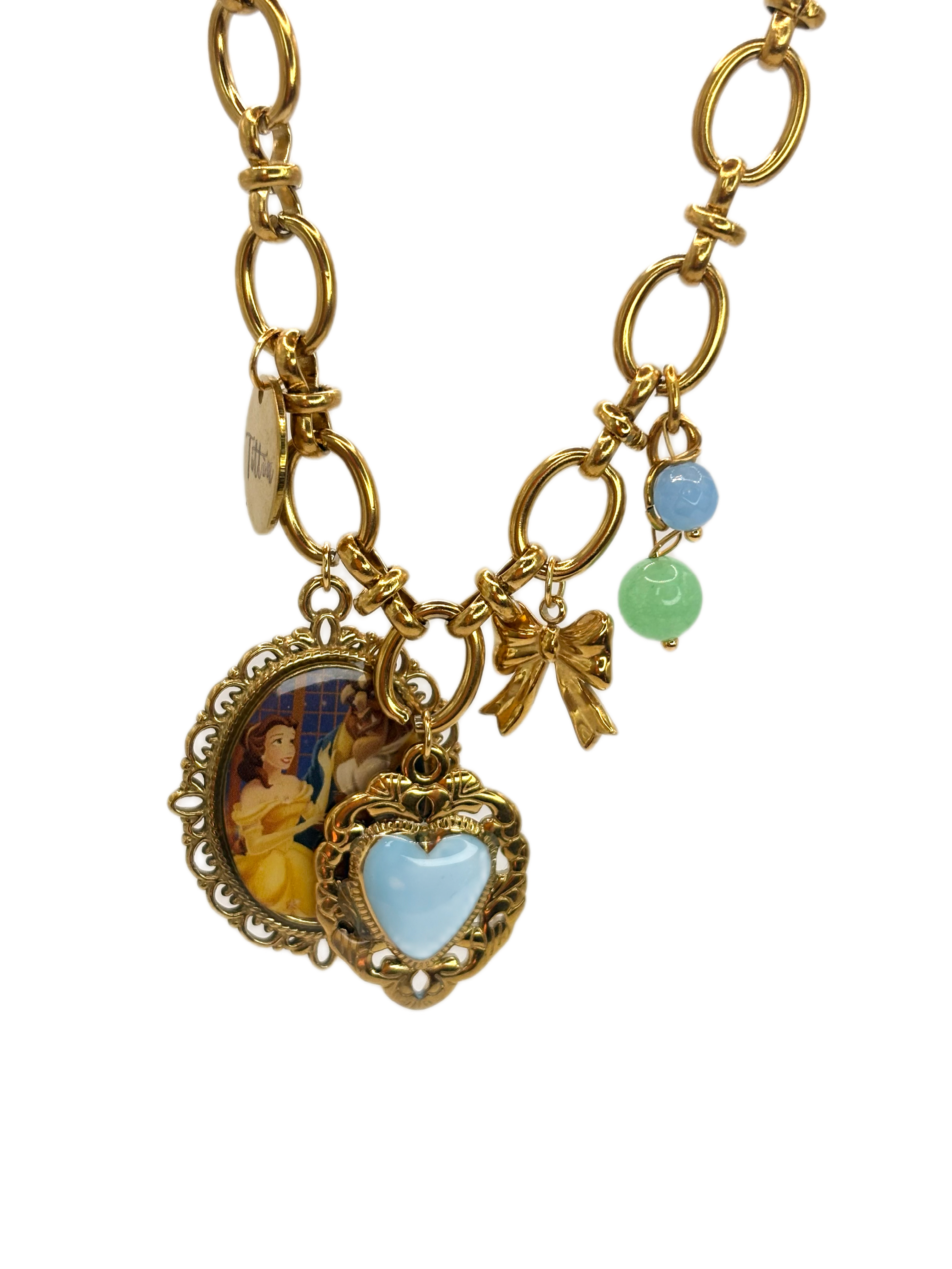 Collana la bella e la bestia al ballo