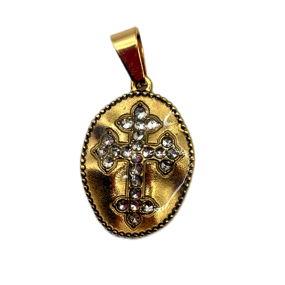 Charm medaglietta croce
