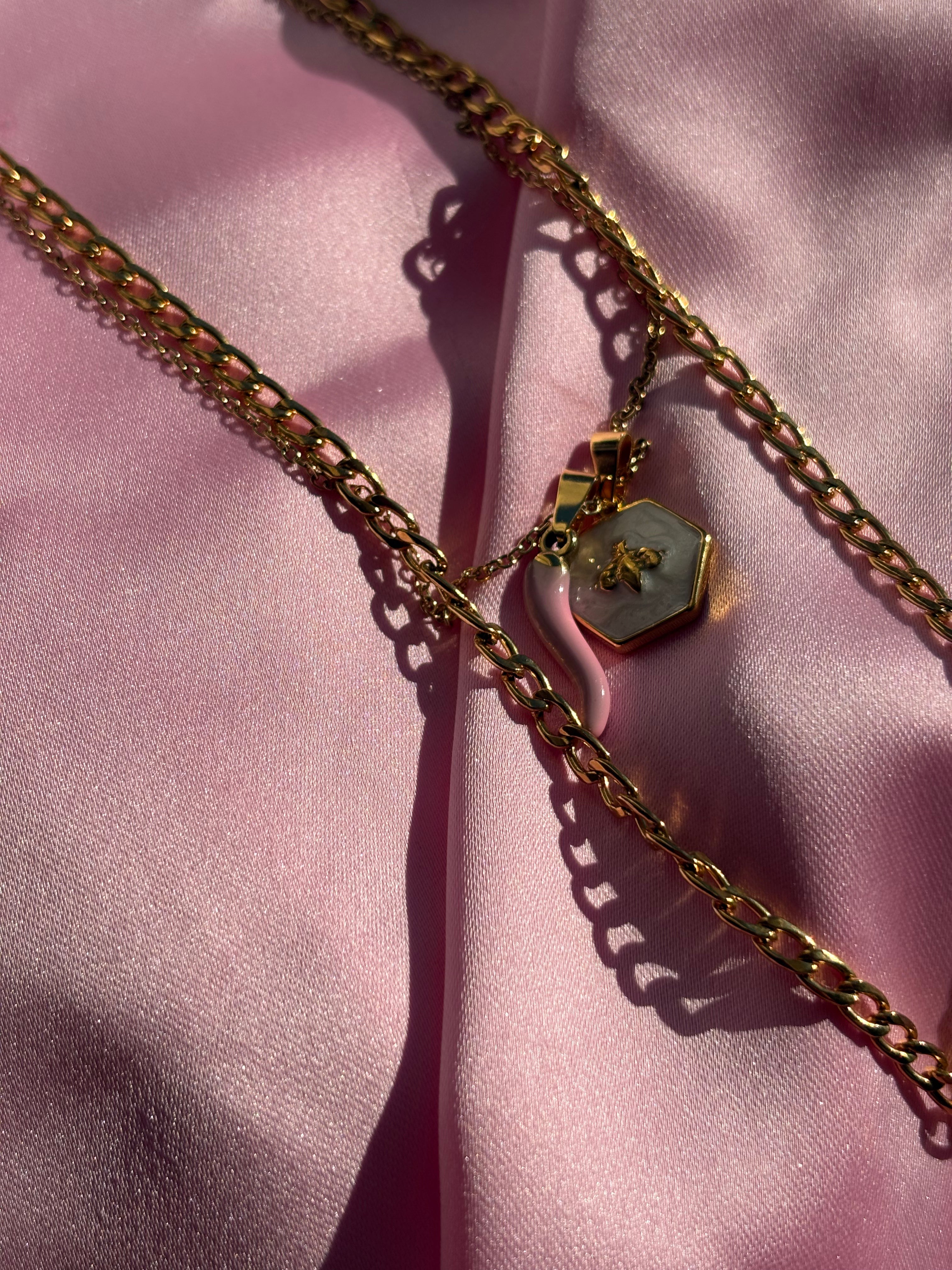 Combo celeste bianco/rosa