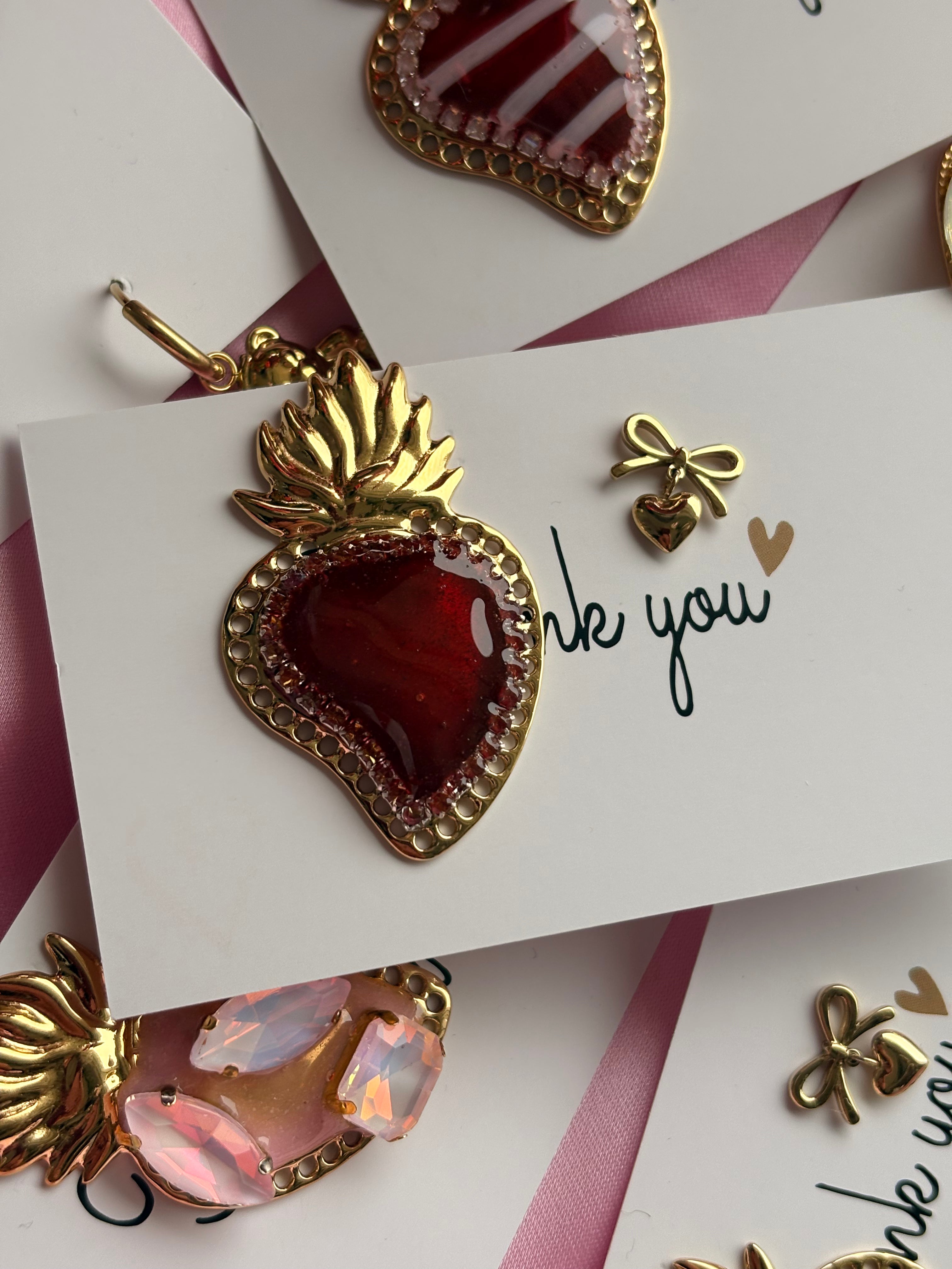 Cuore sacro bordeaux