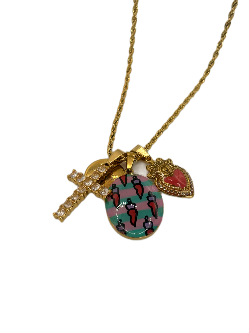 Amuleto cuore sacro