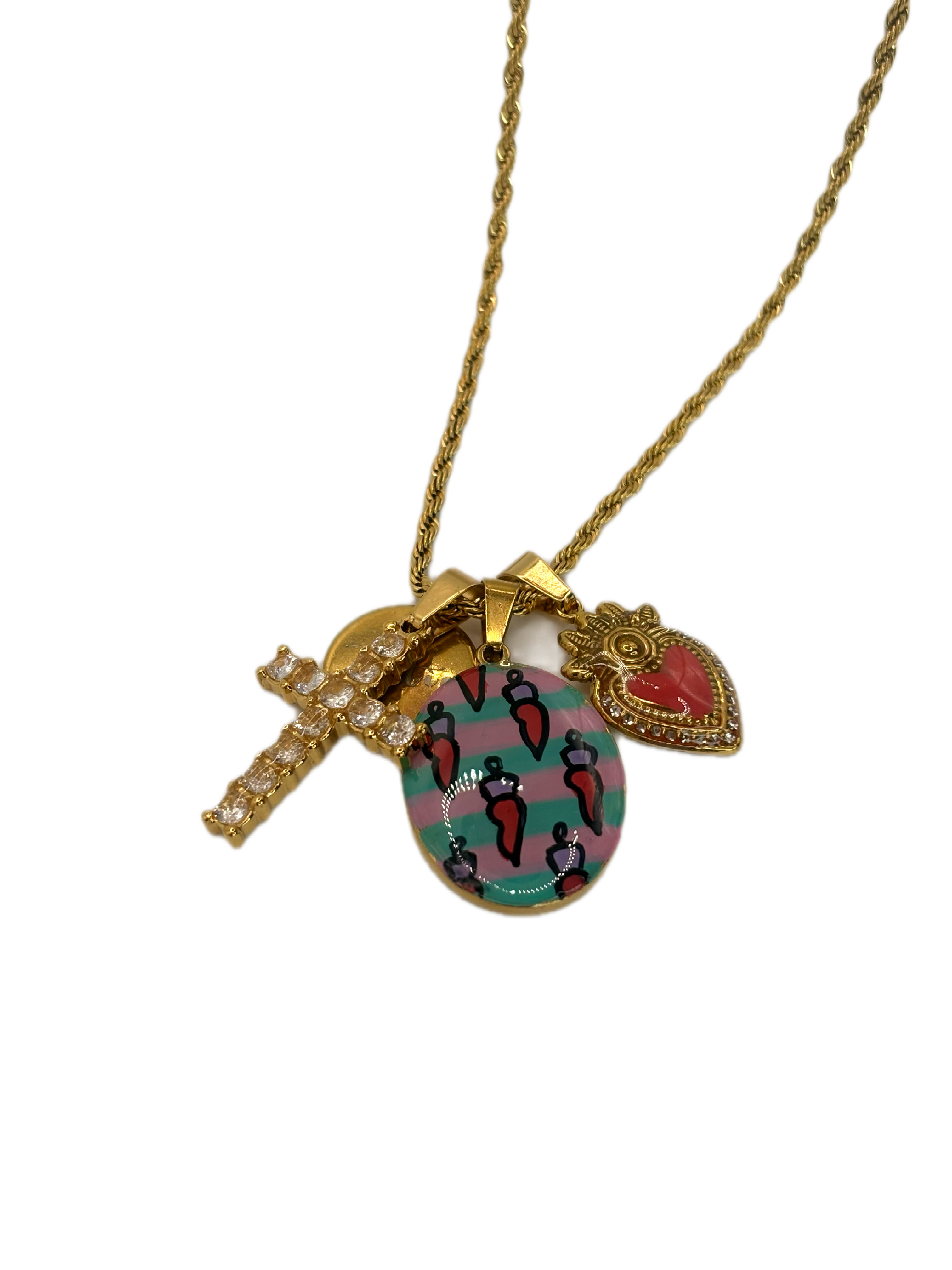 Amuleto cuore sacro