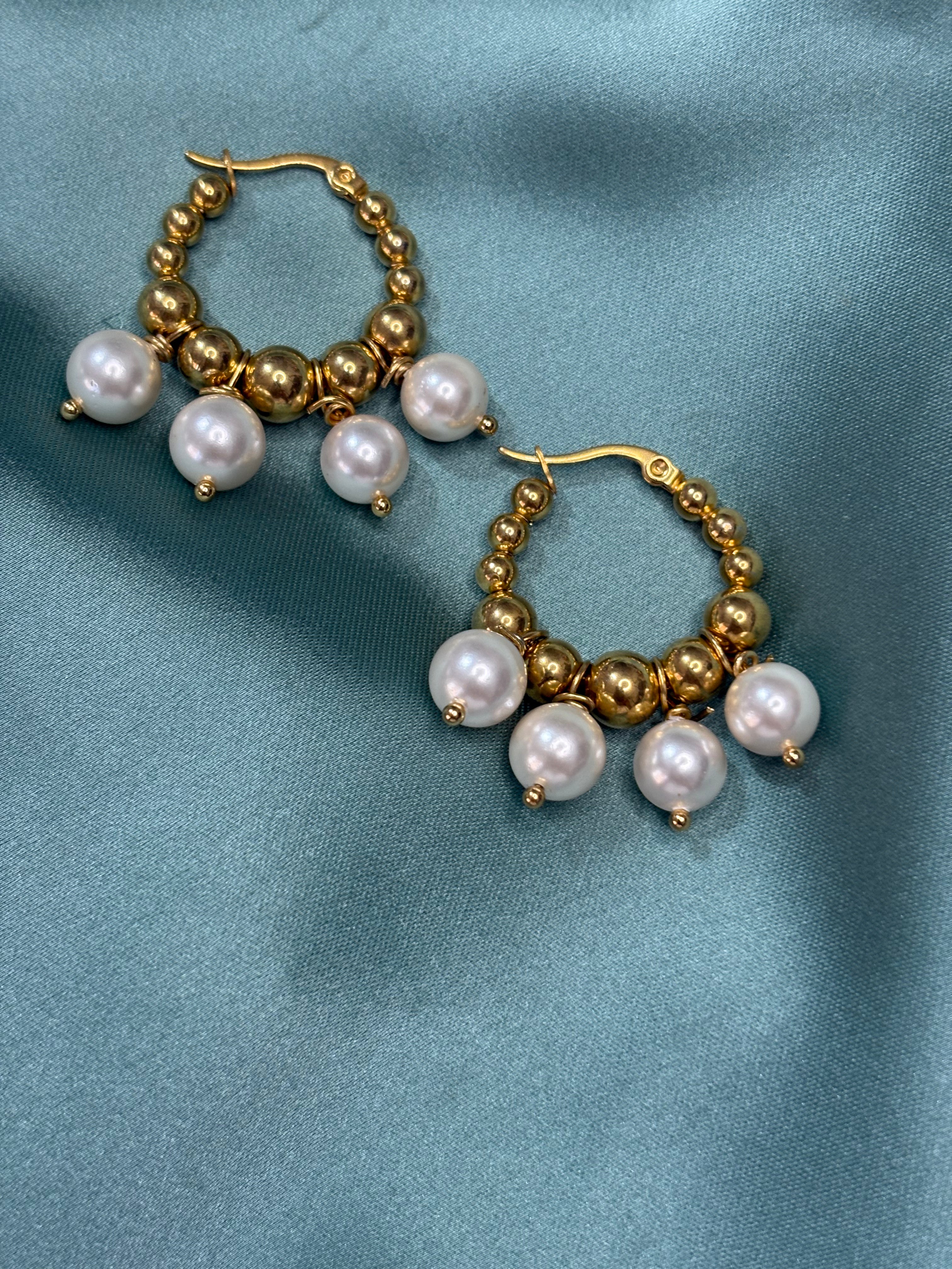 Orecchini bubble perle