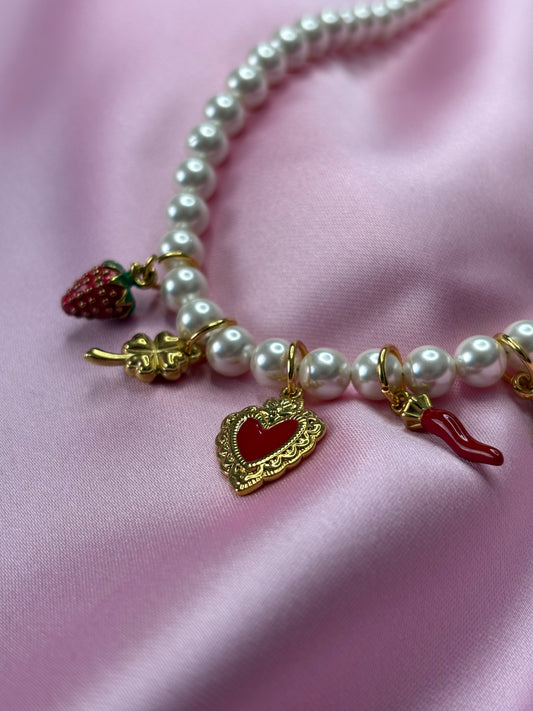 MixPearl cuore rosso