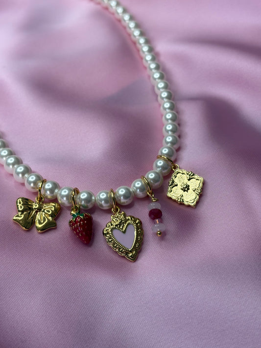 MixPearl cuore rosa