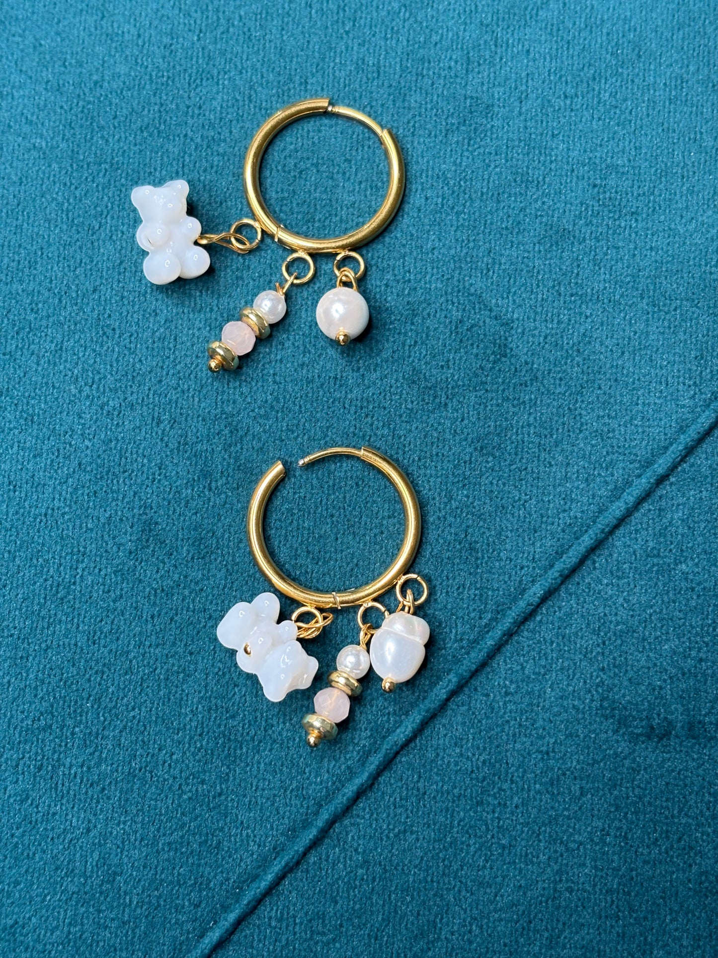 Cerchietto 3charm orsetto bianco