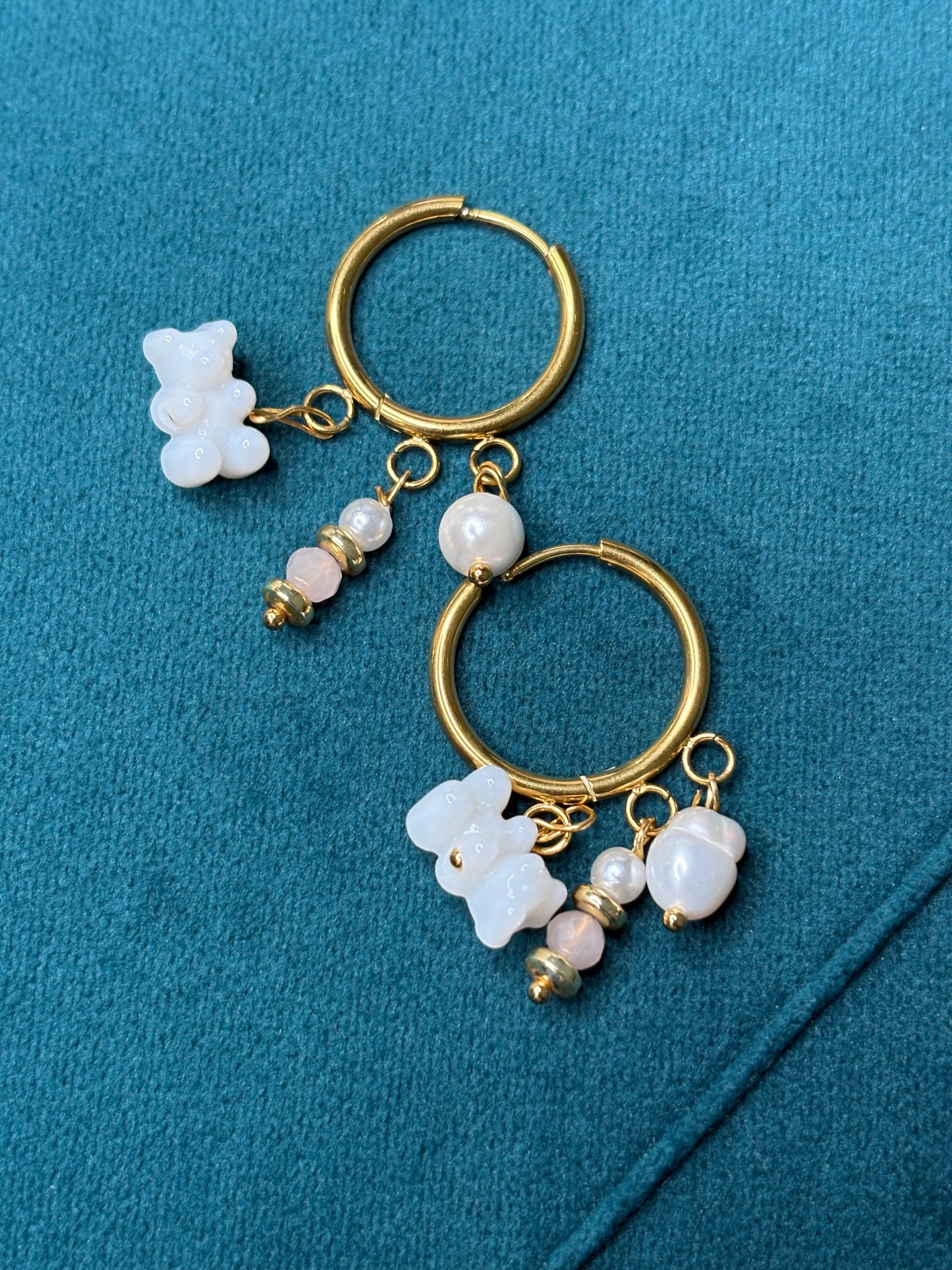 Cerchietto 3charm orsetto bianco