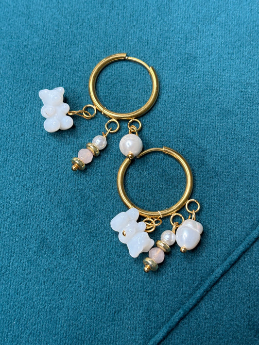 Cerchietto 3charm orsetto bianco