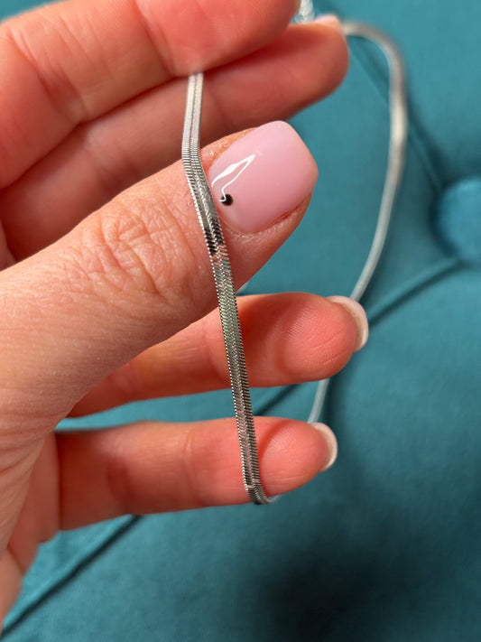 Mini snake 2mm argento