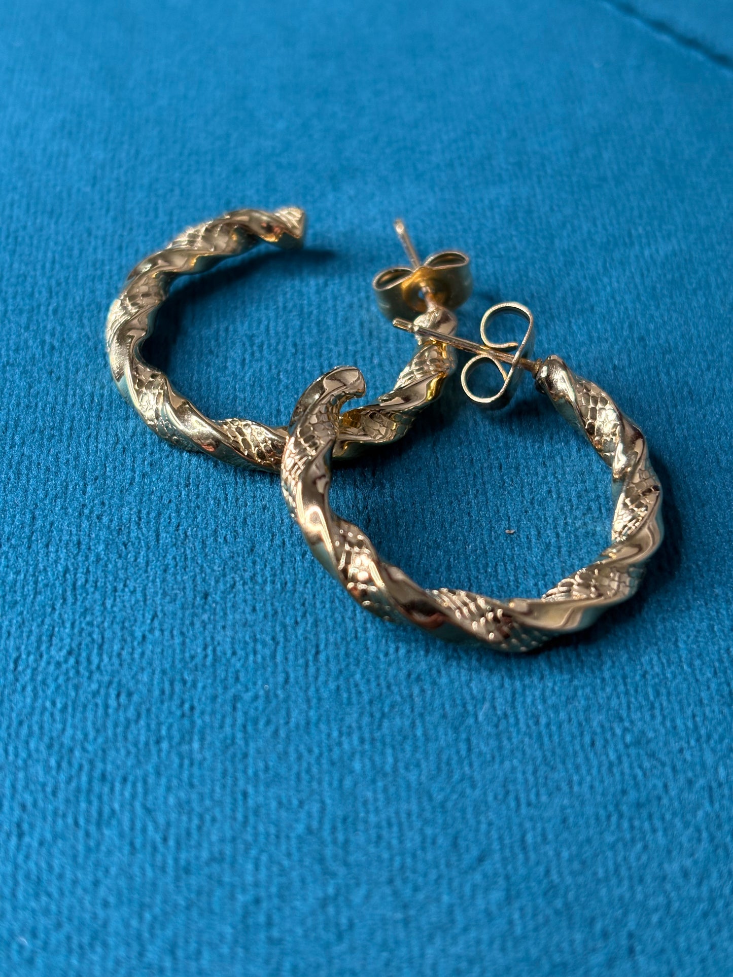 Cerchio mini intreccio Gold