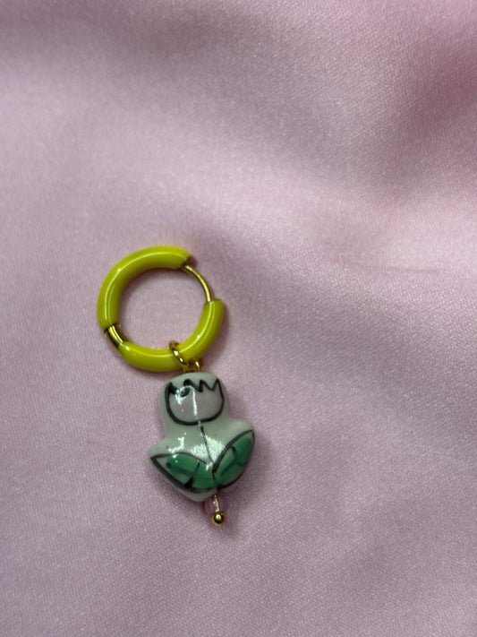 Mono cerchietto papavero rosa2
