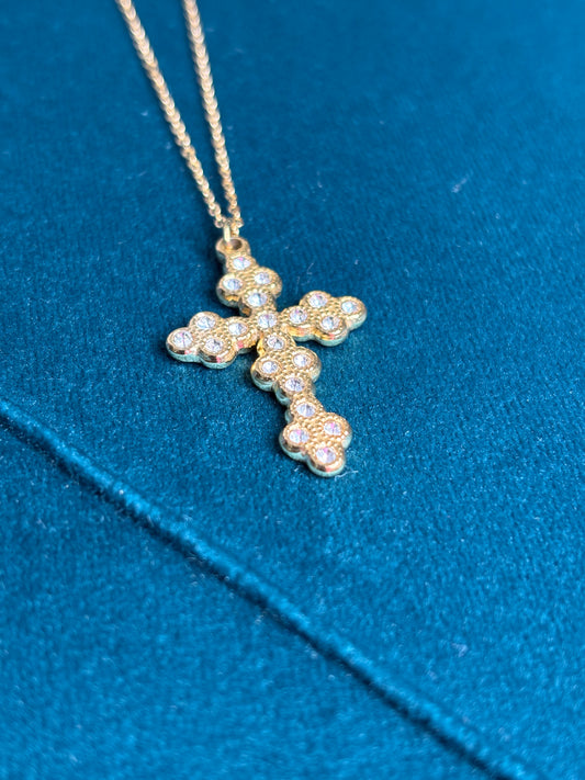 Croce brillante oro