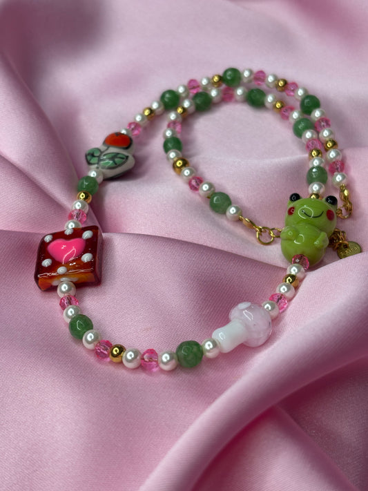 Girocollo Wendy rosa verde