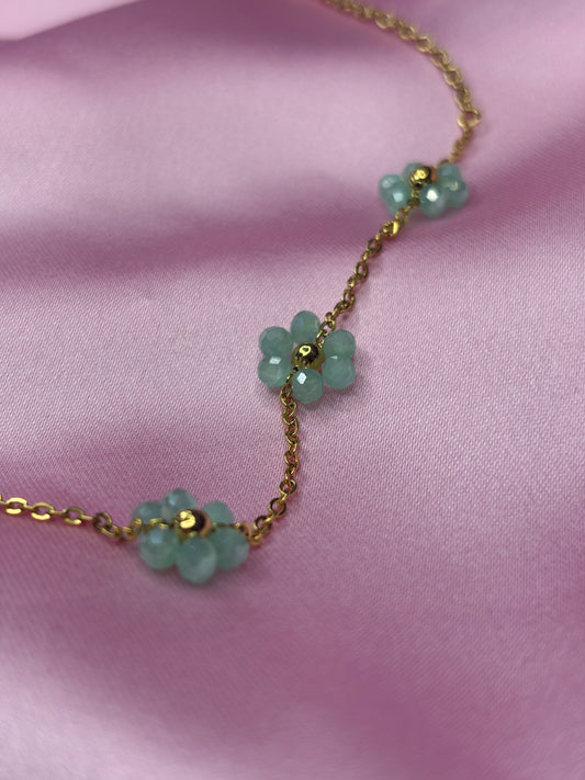 Girocollo margherite verdi