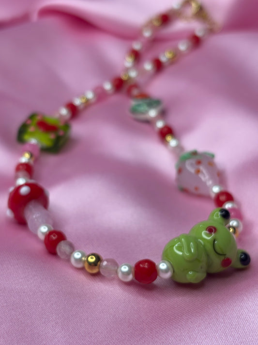 Girocollo Wendy rosso rosa1